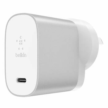 Belkin 27w USB-C Home Charger Silver