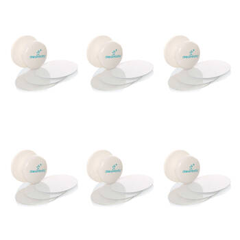 6PK Dreambaby Gripsafe Suction Knob Grip Handle Non-Slip - White
