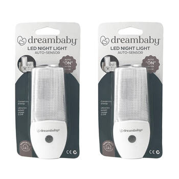 2PK Dreambaby Auto Sensor LED Night Light