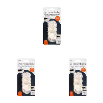 3x 4pc Dreambaby Deluxe Corner Cushions Child Safety Corner Edge Protector