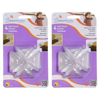 8pc Dreambaby Baby Safety Soft Touch Furniture Corner Cushions