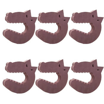6PK Dreambaby Child/Toddler Door Guard Safety Stopper - Wolf