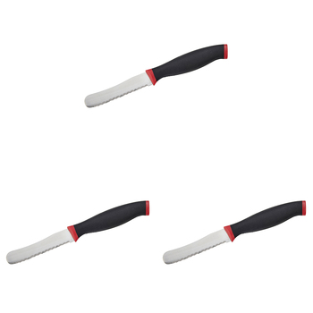 3PK Wiltshire Soft Touch Kitchen Utensil Sandwich Knife