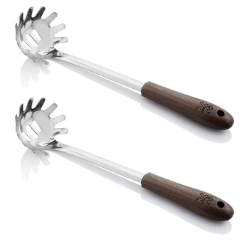 2PK Stanley Rogers Black Walnut/Stainless Steel Spaghetti Server
