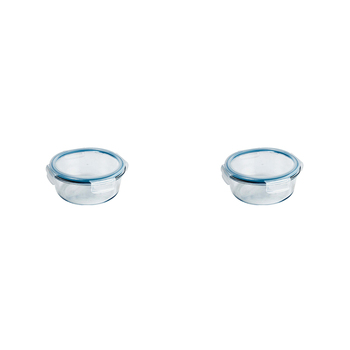 2PK Wiltshire Round Glass Food Storage Container 950ml
