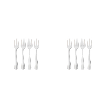 2 x 4pc Wiltshire Baguette Cake Fork Kitchen Utensils Set