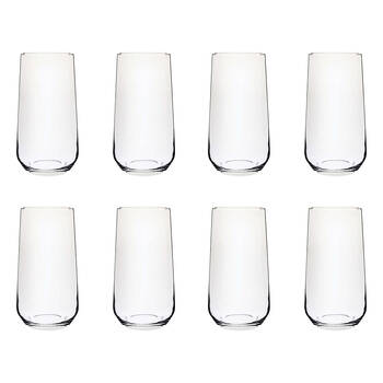 2 x 4pc Wiltshire Allegra Long Drinking Glass Tumblers 470ml