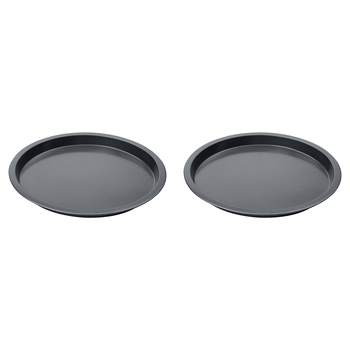 2PK Wiltshire Easybake Round Deep Thick Crust Pizza Pan 31cm