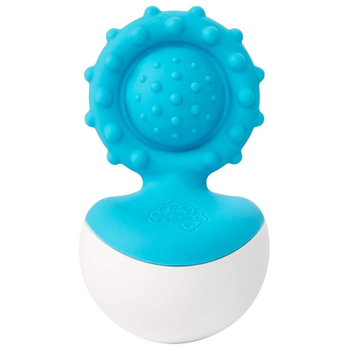 Fat Brain Dimpl Wobbl Blue Baby Toy - 0m+