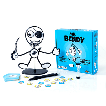 Fat Brain Toys Mr Bendy Charades Activity Boardgame 8Y+