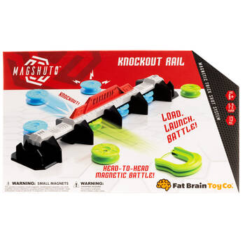 13pc Magshuto Magnetic Trick Shot Knockout Rail Kids Toy 6y+