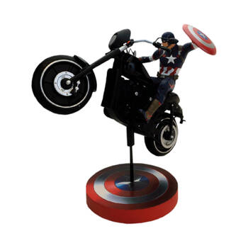  Avengers 2: Age of Ultron - Captain America Rides Statue