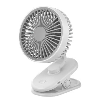 Sansai Rechargeable Clip Desktop Fan