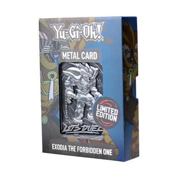 Yu-Gi-Oh Exodia Metal Card Limited Edition w/ Display Stand