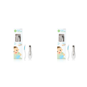 2PK Frida Baby/Infant Toddler Grooming Easy Clip Nail Kit 0m+