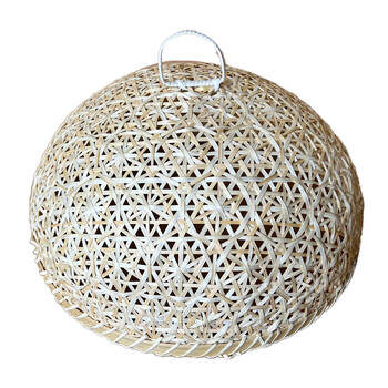 NF Living Bamboo Food Dome 33x16cm Cover Wood Tabletop Supplies Handcrafted
