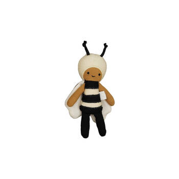 Fabelab Pocket Friend Bee Bug Newborn Baby Stuffed Animal Cuddle Toy 12cm