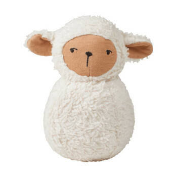Fabelab Tumbling Sheep Newborn Baby Interactive Sensory Tactile Toy 18cm White