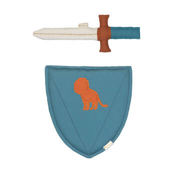 2pc Fabelab Dress Up Lion Shield & Sword Kids/Toddler Role Play Costume 3y+