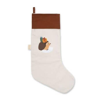 Fabelab Christmas Woodland Stocking Socks Xmas Hanging Decor 30x52cm Hedgehog