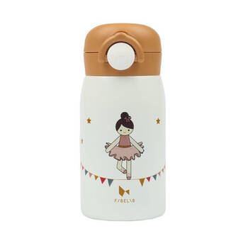 Fabelab Ballerina Hot/Cold Water Bottle Tumbler 320ml Kids/Children 3y+