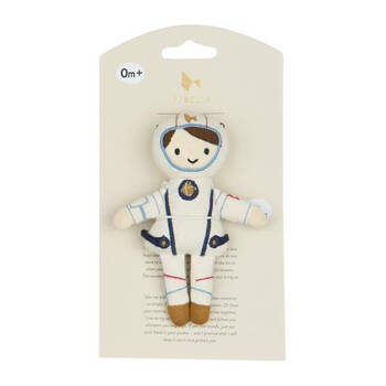 Fabelab Organic Soft Cotton Baby/Infant Toy Pocket Friend Astronaut 14cm 0y+