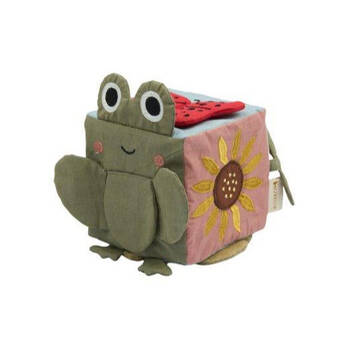 Fabelab Organic Cotton Baby/Infant Toy Fabric Cube Garden 12cm 0y+