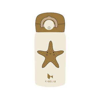 Fabelab Stainless Steel Kids/Children Water Drink Bottle Starfish 320ml