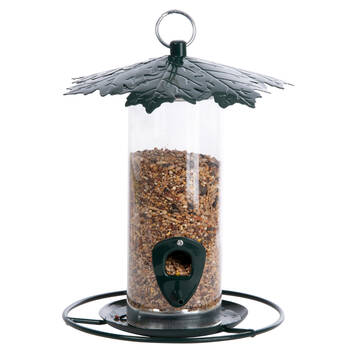 Esschert Design Silo Feeder w/ Leaf Roof Garden & Outdoor Decor 22.5cm