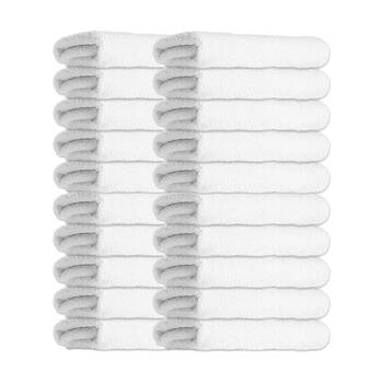 20PK Jason Commercial J-Dry Supreme Bath Mat 50x75cm - White