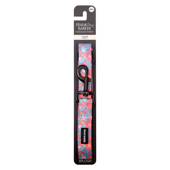 Frank Barker Floral 163x2.5cm Padded Adjustable Dog Lead Leash M-L