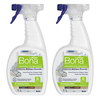 2PK Bona 1L Deep Cleaner Trigger Spray for Hard Surface