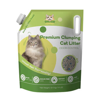 Freecat Premium Dust Free Clumping Pet Cat Litter Odour Control 6.4kg