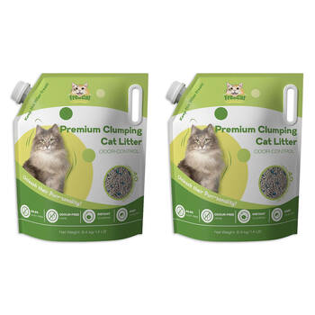 2PK Freecat Premium Dust Free Clumping Pet Cat Litter Odour Control 6.4kg