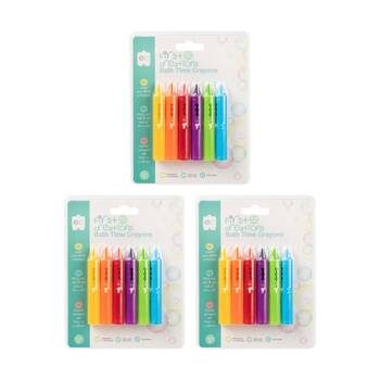 3x 6pc First Creations Bath Crayons Washable Non-Toxic For Tiles Kids Art 36+