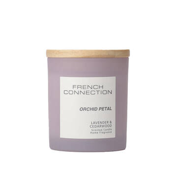 French Connection Orchid Petal Lavender & Cedarwood 2 Wick Large Candle 322g