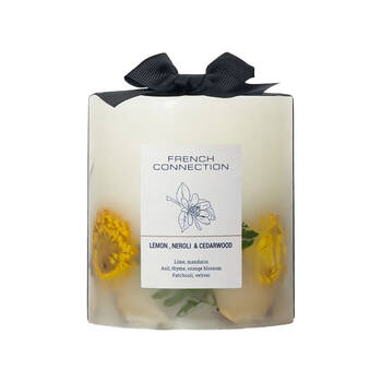 French Connection Lemon, Neroli and Cedarwood Botanical Medium Candle 660g