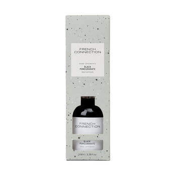 French Connection Black Pomegranate Liquid Reed Diffuser Set 100ml