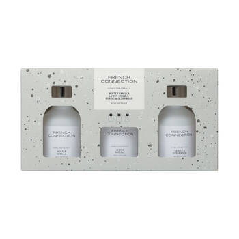 3pc French Connection White Collection Liquid Diffuser Set 60ml