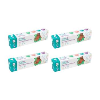4x 4pc First Creations Easi-Soft Pastel Dough Modelling Clay Non-Toxic 80g 12m+