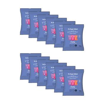 12pc Funday Natural Sweets Vegan Fruity Gummy Koalas Soft Lollies 50g Packets