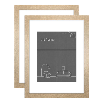 2PK Impact Merch Deluxe Art Frame Rectangle 37x49cm - Gold