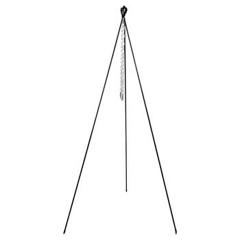 Esschert Design Tripod Stand w/ Chain Camping Equipment 8.7 kg Black