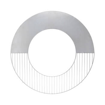 Esschert Design BBQ Grill & Griddle For Firebowl Stainless Steel 62.3cm