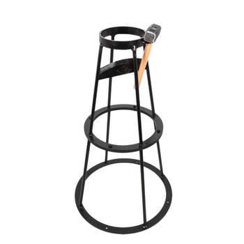 Esschert Design Kindling Wood Splitter Stand w/ Sledge Hammer Large Black