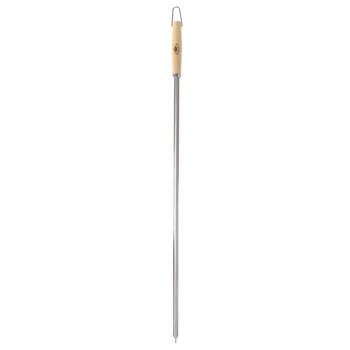 Esschert Design V-Shaped Barbecue Skewer Stainless Steel Large Silver