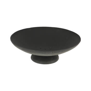 Esschert Design Cast Iron Round Fire Bowl Outdoor Extra Large Black Finish