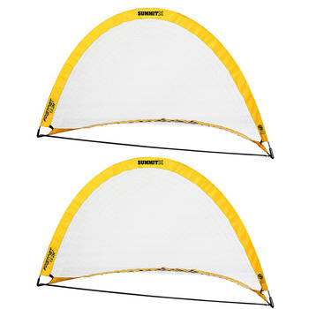 2x Summit FFA 2M Teardrop Advance Goal w/ Carry Bag