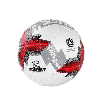 Football Australia Summit Resist Soccer Ball Size 5 - Red