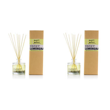 2PK Scents Of Nature Sweet Lemongrass Reed Diffuser Scent 150ml
